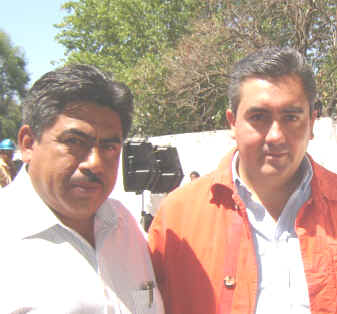 Apolinar Lpez y el exsecretario de Agricultura Jorge Rojo